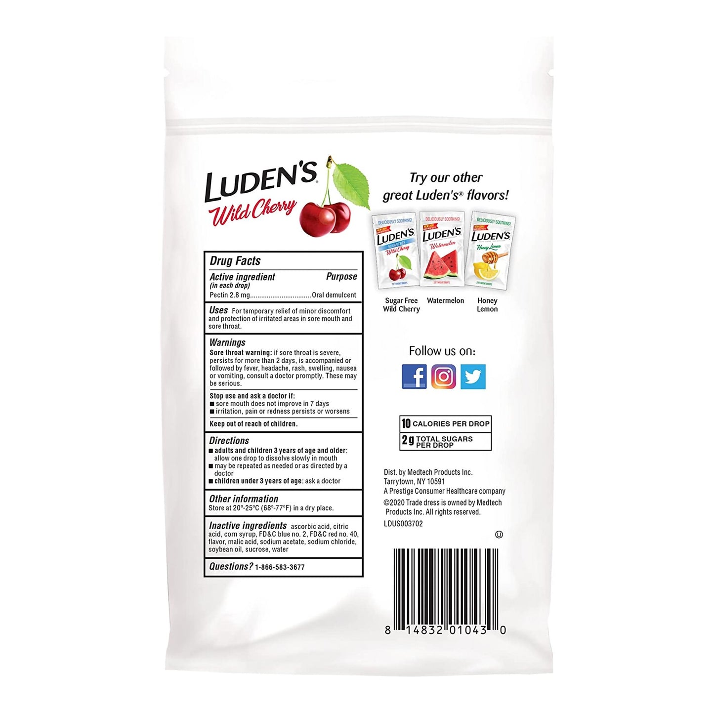 Luden's® Cherry Flavor Sore Throat Relief