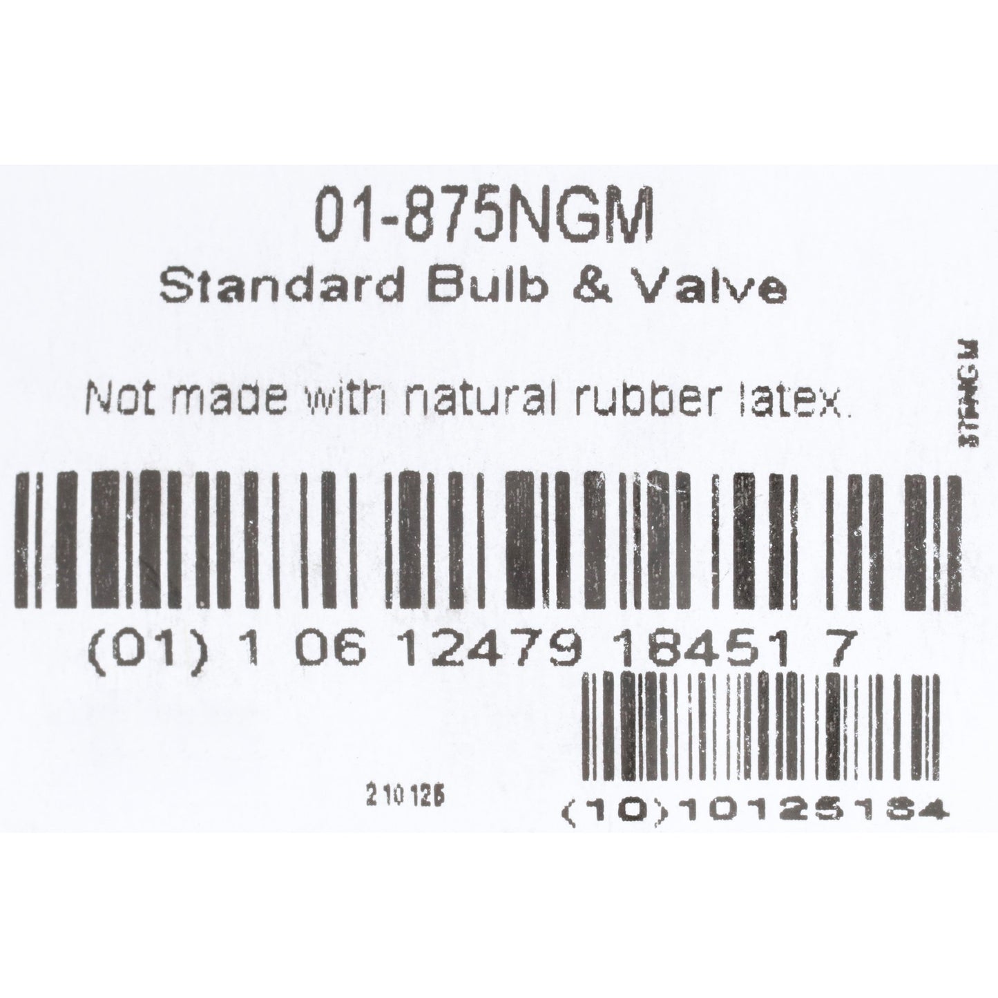 McKesson Blood Pressure Unit Inflation Bulb and Valve by McKesson Brand product image - view 5