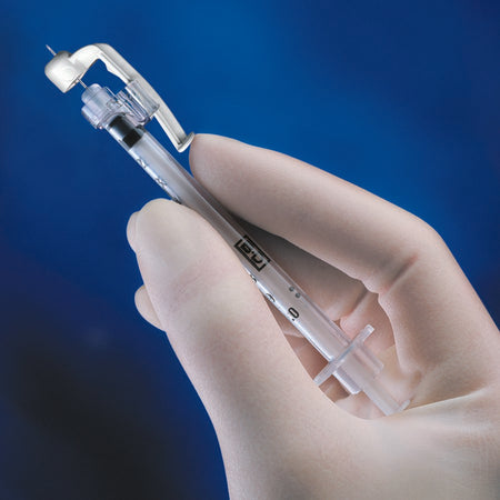 embecta 305937 SafetyGlide 0.3 mL Insulin Syringe with Needle, 31 Gauge, 5/16 Inch