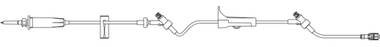 Primary IV Administration Set Caresite® Gravity 2 Ports 15 Drops / mL Drip Rate Without Filter 104 Inch Tubing Solution Without Flow Regulator