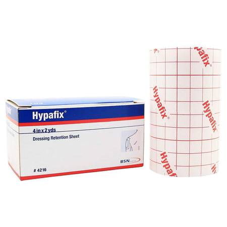 BSN 4216 Hypafix Nonwoven Dressing Retention Tape, 4 Inch x 2 Yard, White