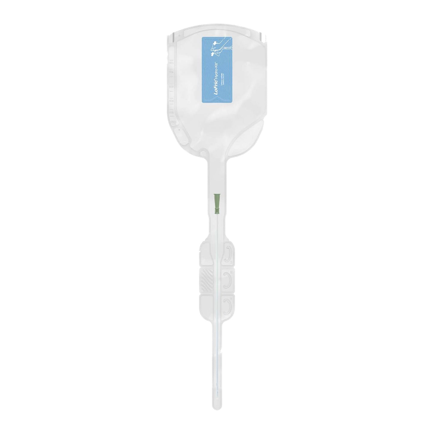 Intermittent Closed System Catheter Tray LoFric® Hydro-Kit™ Male / Tiemann Tip 14 Fr. Without Balloon Hydrophilic Coated Polyolefin-Based Elastomer (POBE)