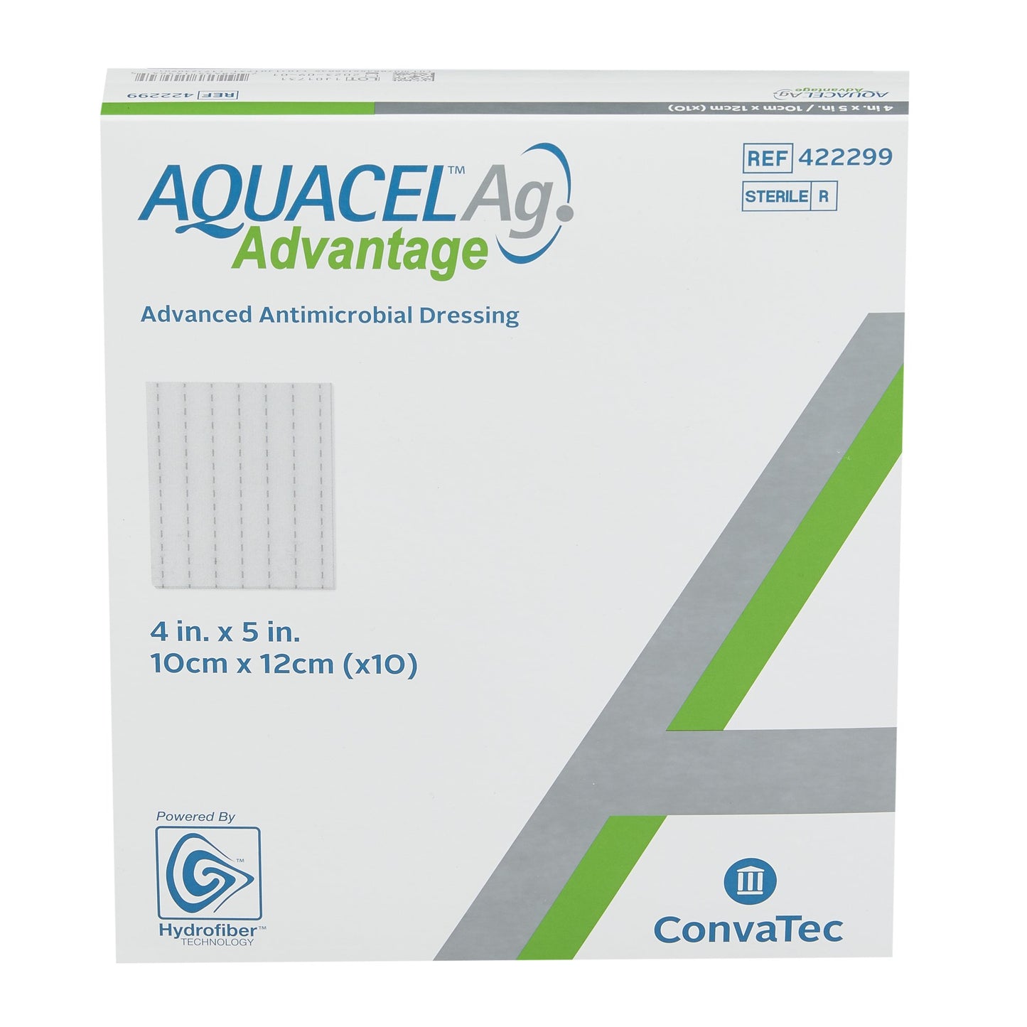 Aquacel® Ag Advantage Silver Dressing, 4 x 5 Inch
