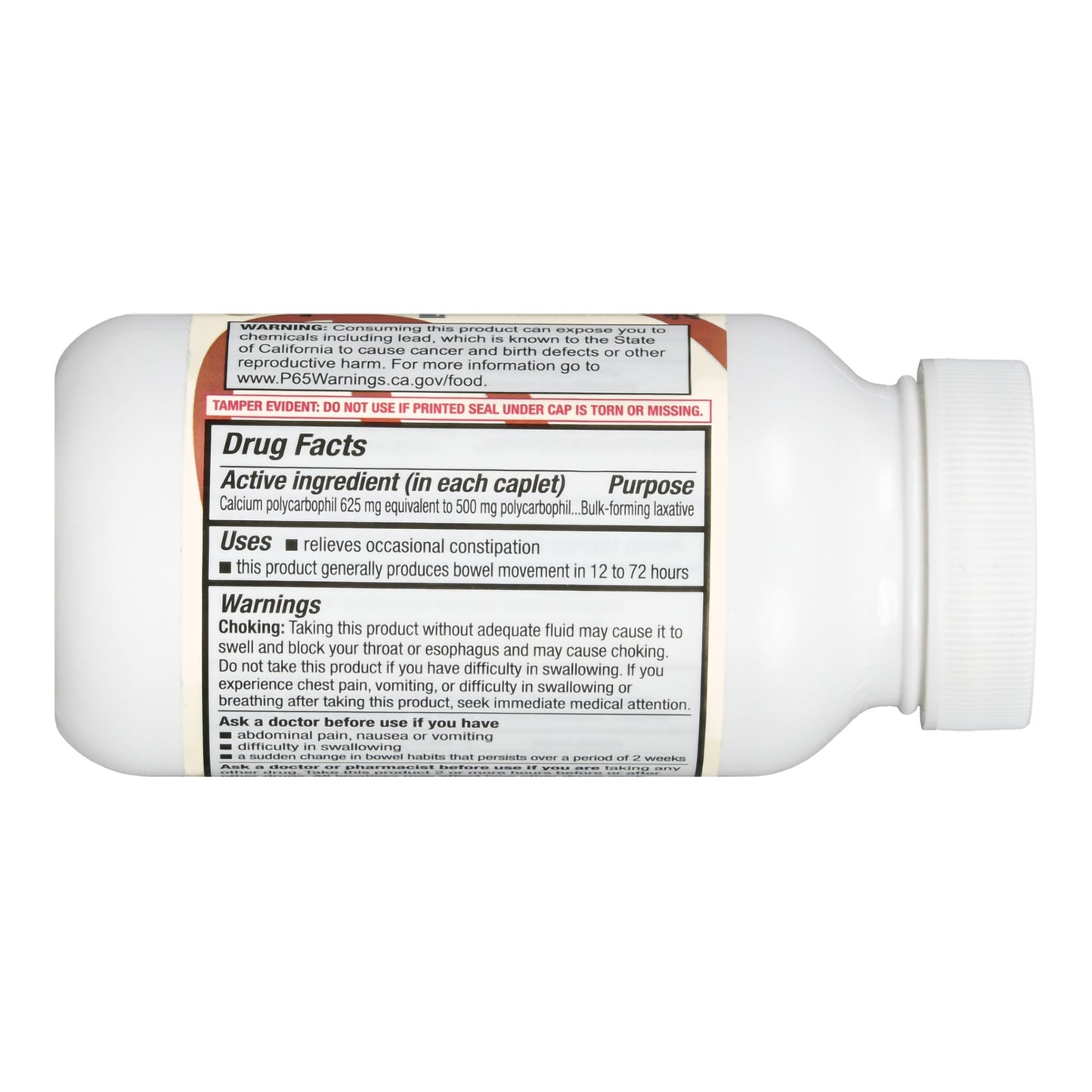 Foster & Thrive™ Fiber Laxative Calcium Polycarbophil 625 mg Caplets