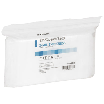 McKesson Zip Closure Bag, 3 x 5 in.