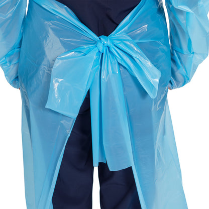 McKesson Nonrated Isolation Gown, Blue, Extra Large