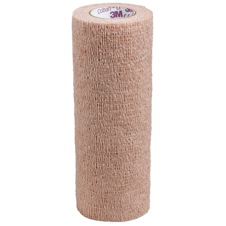 Solventum 2086 3M Coban LF Self-adherent Closure Cohesive Bandage, 6 Inch x 5 Yard