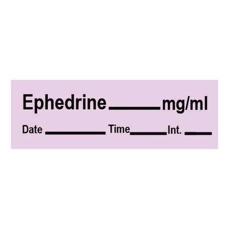 PDC Healthcare AN-5 Timemed Drug Label, EPHEDrine_mg/mL Date_Time_In_