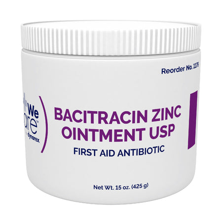 Dynarex 1176 Bacitracin Zinc First Aid Antibiotic, 15 oz. Jar