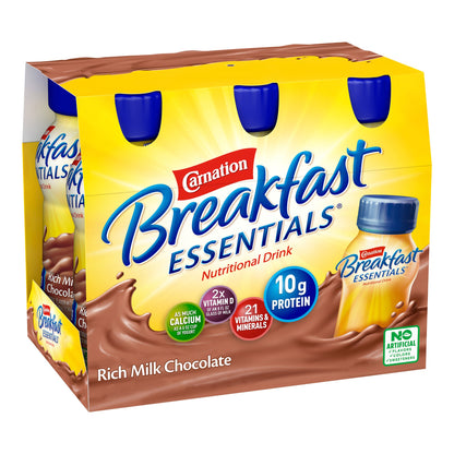 Carnation Breakfast Essentials® Chocolate Nutritional Drink, 8-ounce bottle