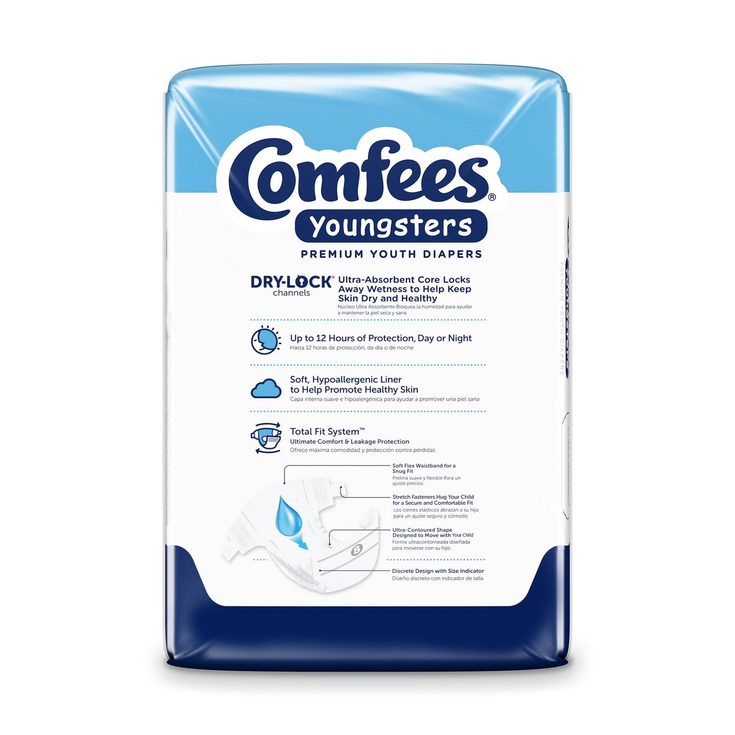 Comfees® Youngsters Premium Youth Diapers, Size 8
