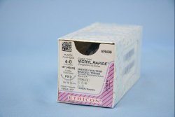 Ethicon VR496 Coated Vicryl Polyglactin 910 Absorbable Suture with Needle, Precision Reverse Cutting
