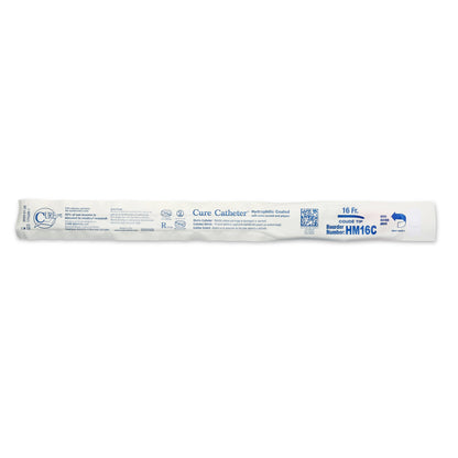 Hydrophillic Cure Catheter® for Men, 16 Fr., Coude