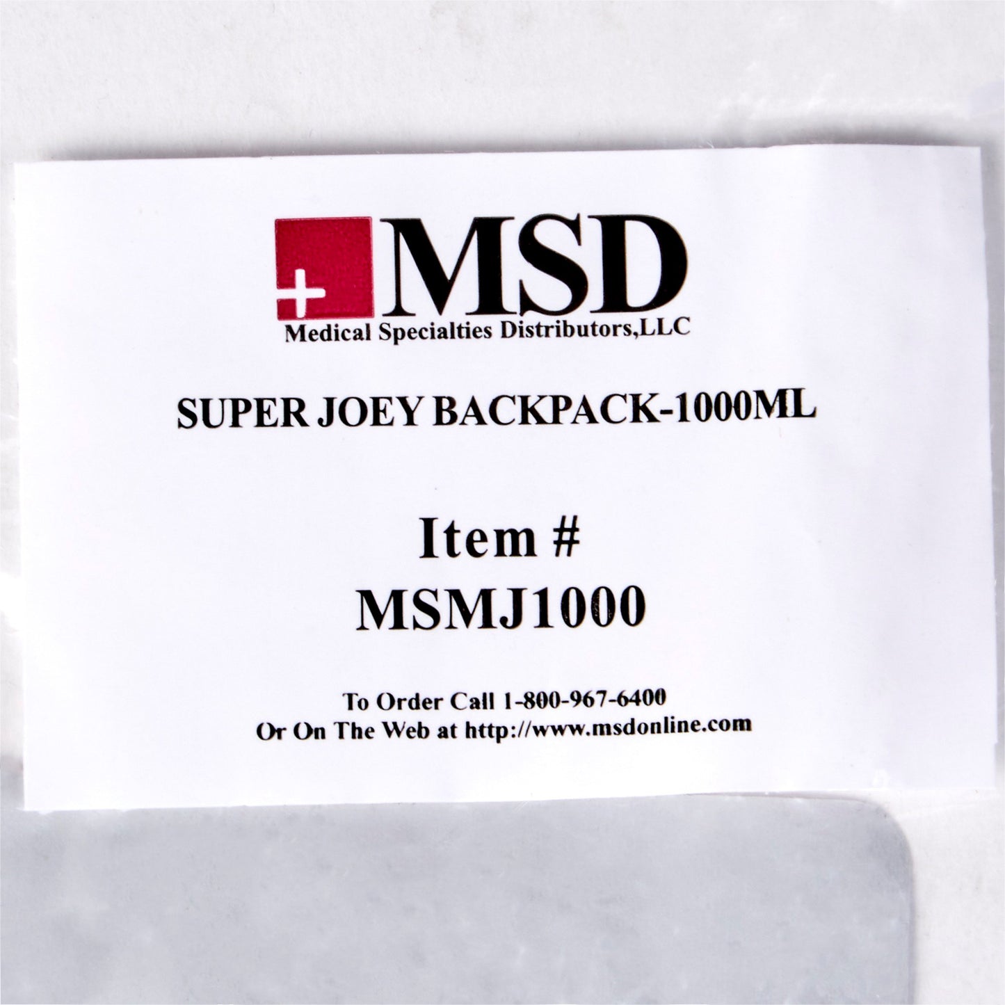 McKesson Feeding Pump Backpack for Two 1000-mL Bags, Kangaroo™ Dual Flush System