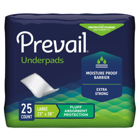 First Quality UP-150/2 Prevail Total Care Fluff Underpads, Large