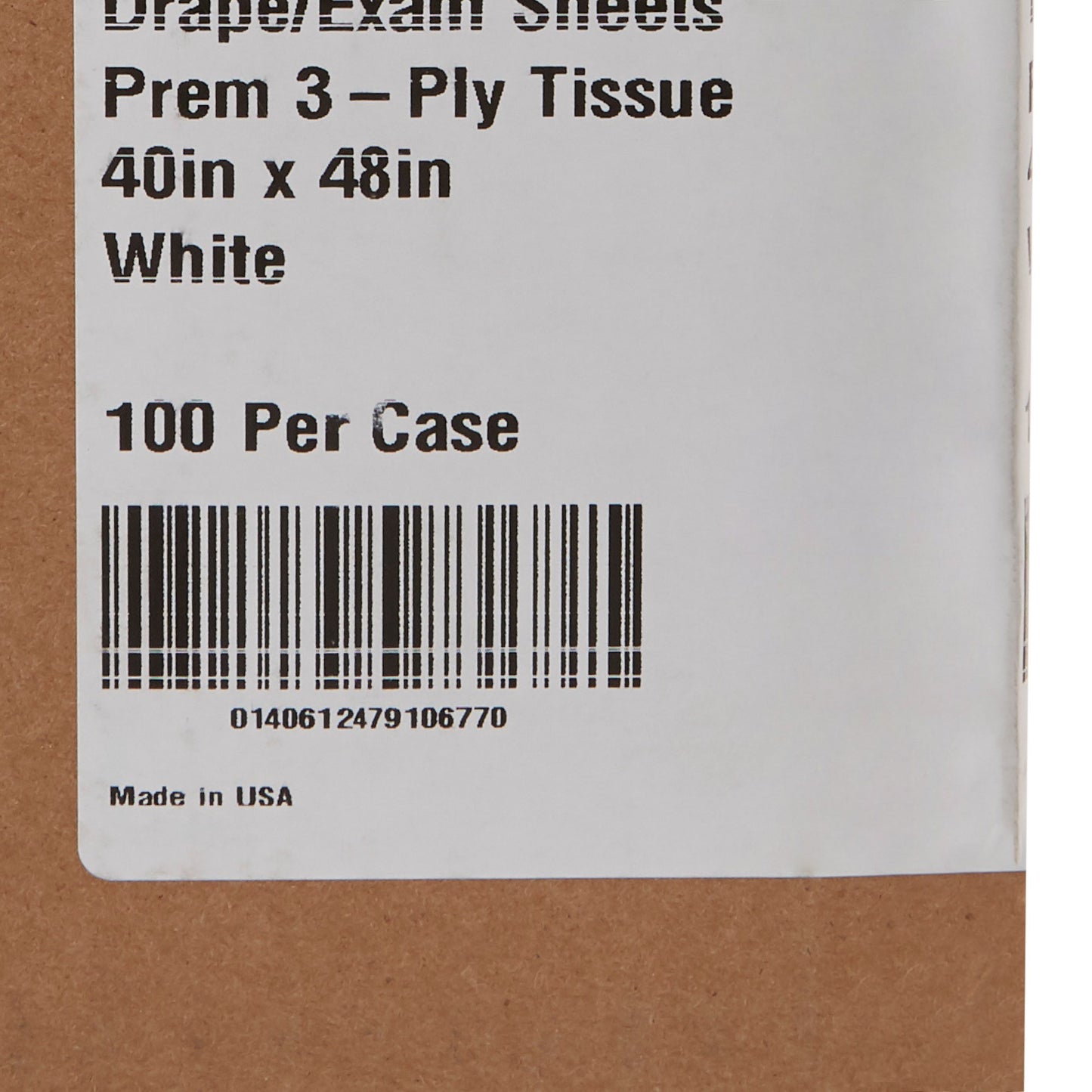 McKesson Nonsterile Physical Exam Drape, 40 x 48 Inch