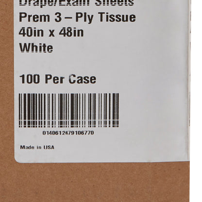 McKesson Nonsterile Physical Exam Drape, 40 x 48 Inch