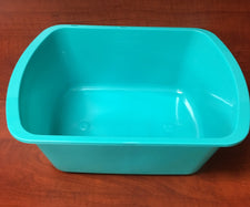 Wash Basin, Rectangular, 7 Quart, Turquoise