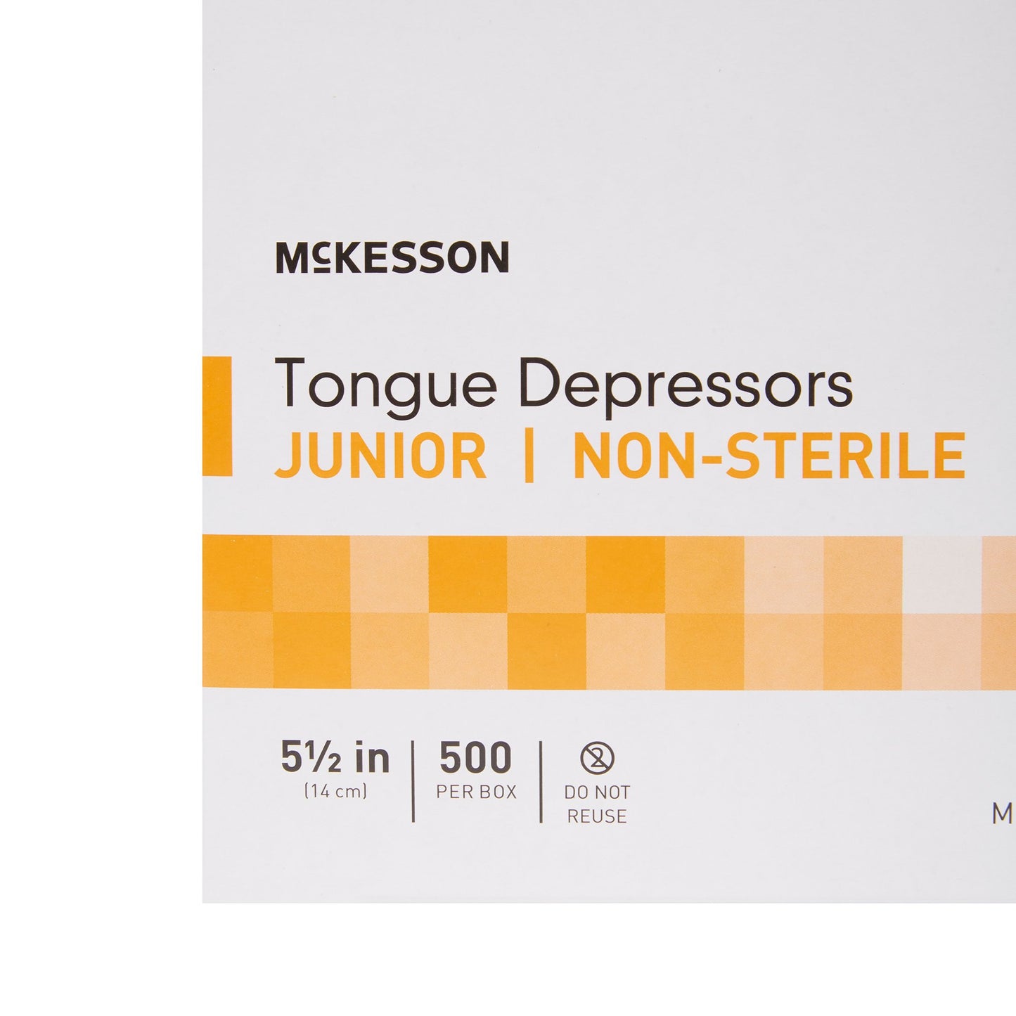 McKesson Tongue Depressor, Wide Blade, nonsterile, Junior