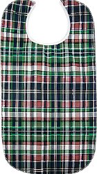Beck's Classic BIBP1834QLTSNP Quilted Adult Bib, Highland Blue Plaid, 18 x 34 Inch