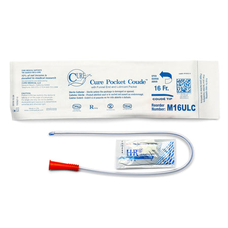 ConvaTec M16ULC Cure Pocket Cath Urethral Catheter, 16 Fr.