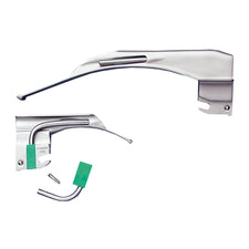 Laryngoscope Blade McKesson Macintosh Type Fiberoptic Light Adult NonSterile