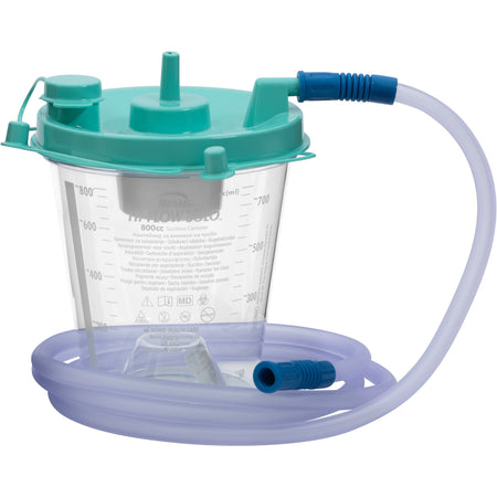 Bemis Healthcare 8002K Hi-Flow Rigid Suction Canister Kit, 800 mL