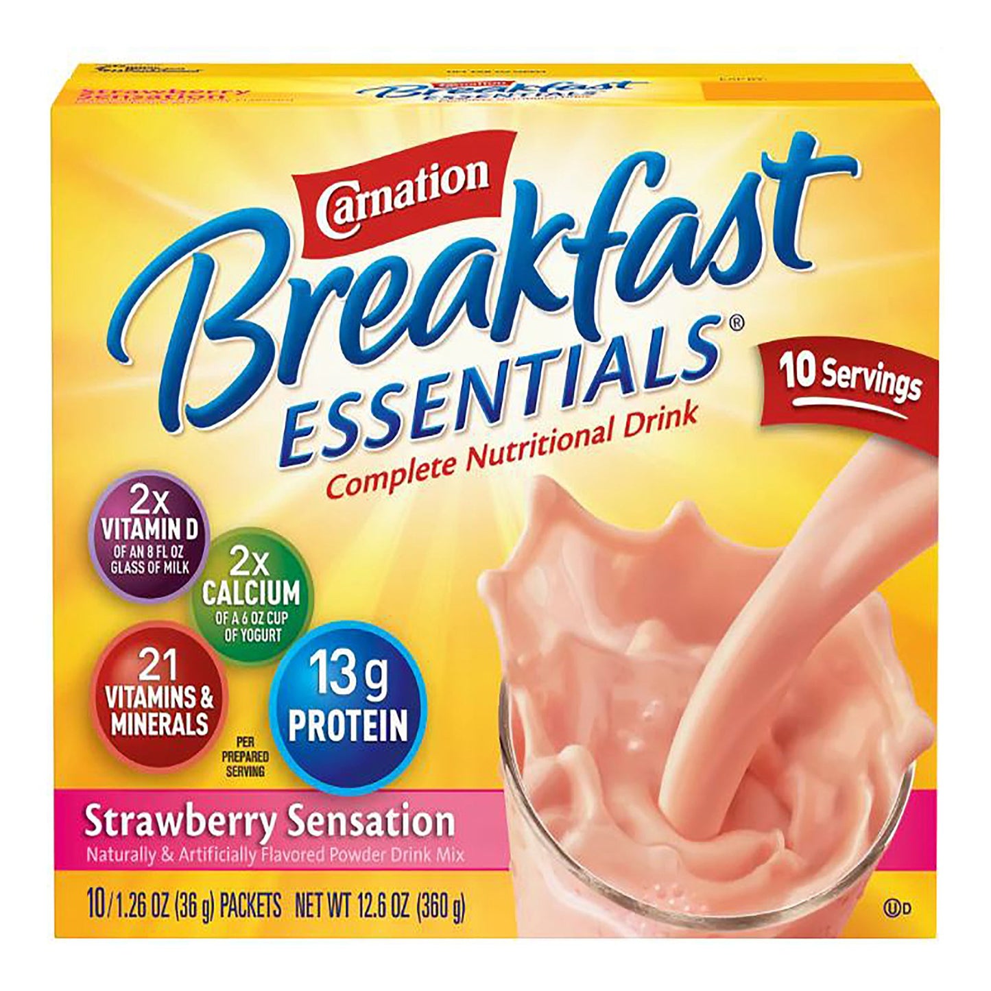 Carnation Breakfast Essentials® Strawberry Nutritional Drink
