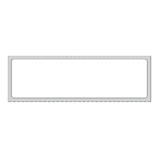 PDC® Blank Thermal Label, 3-1/2 x 1 Inch