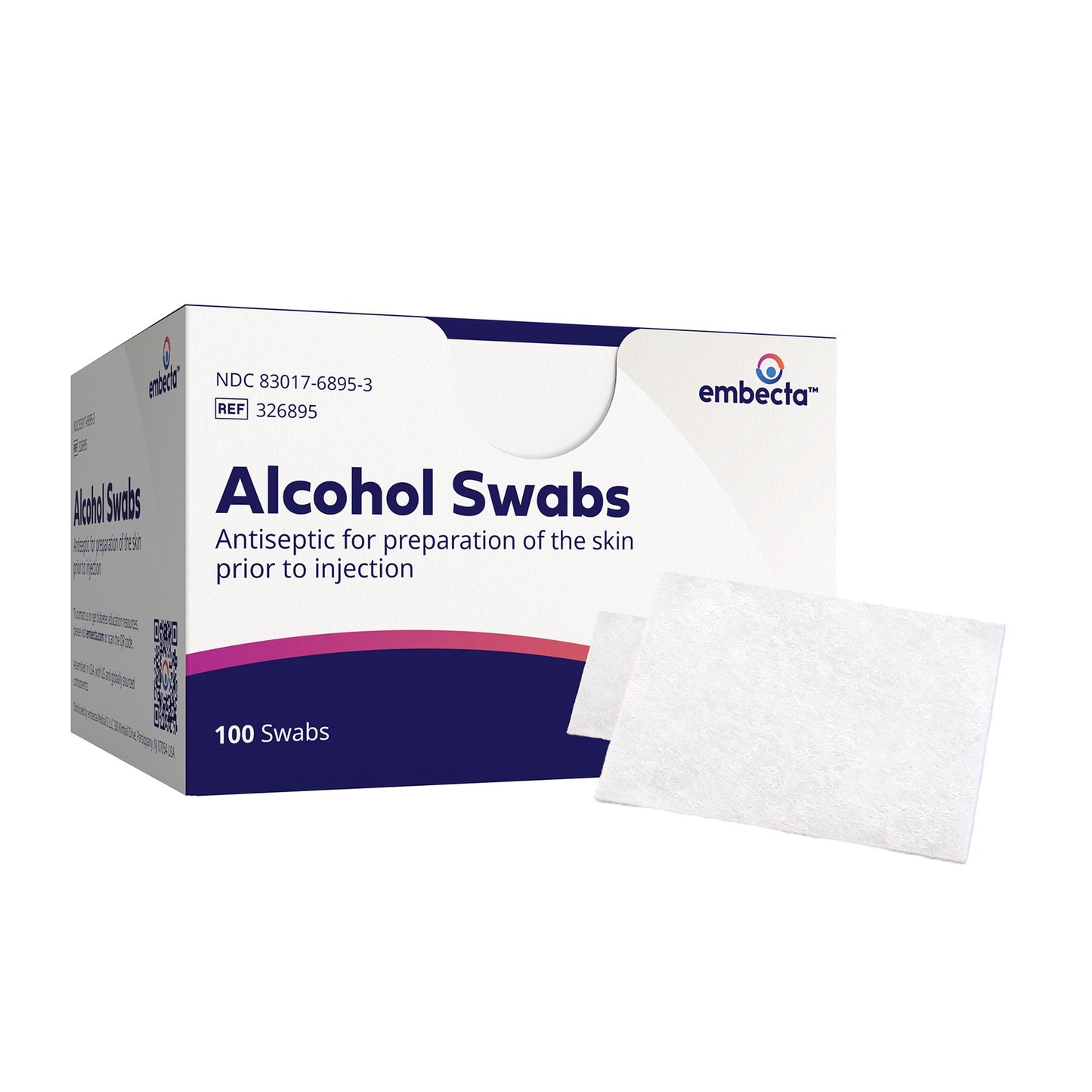 BD™ Alcohol Prep Pads, 3/4 x 1 Inch