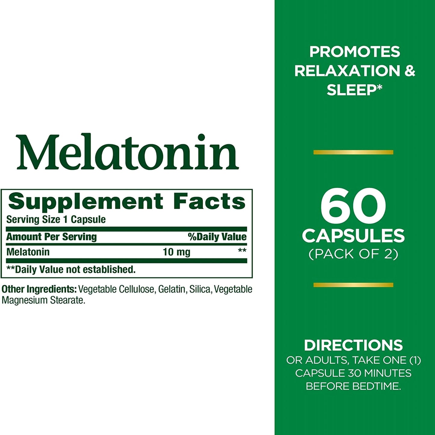 Nature's Bounty® Melatonin 10 mg Capsules