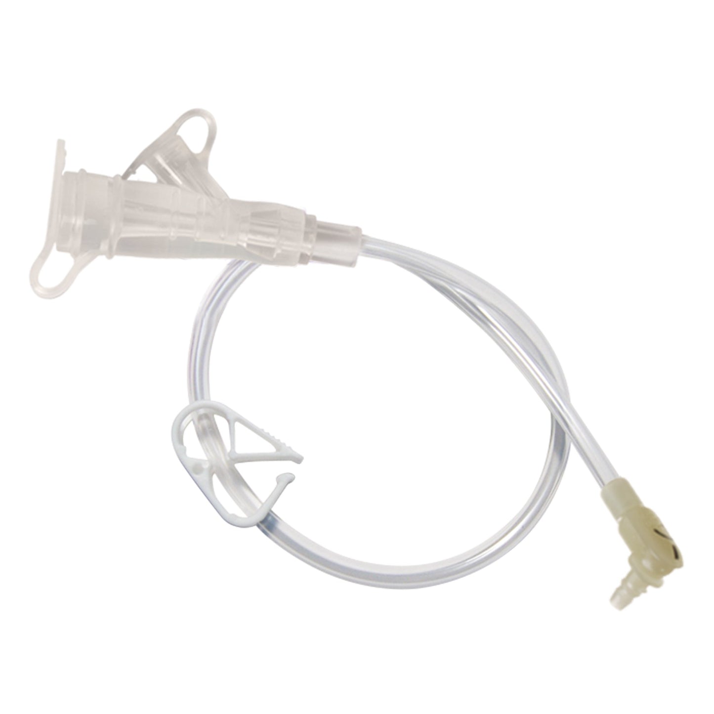 Mini ONE® Right Angle Connector with Y-Port, 12 Inch