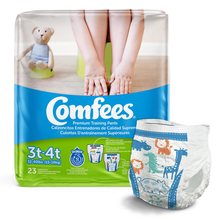 Attends CMF-B3 Comfees Training Pants, 12-Hour Protection, Male Toddler, 3T – 4T