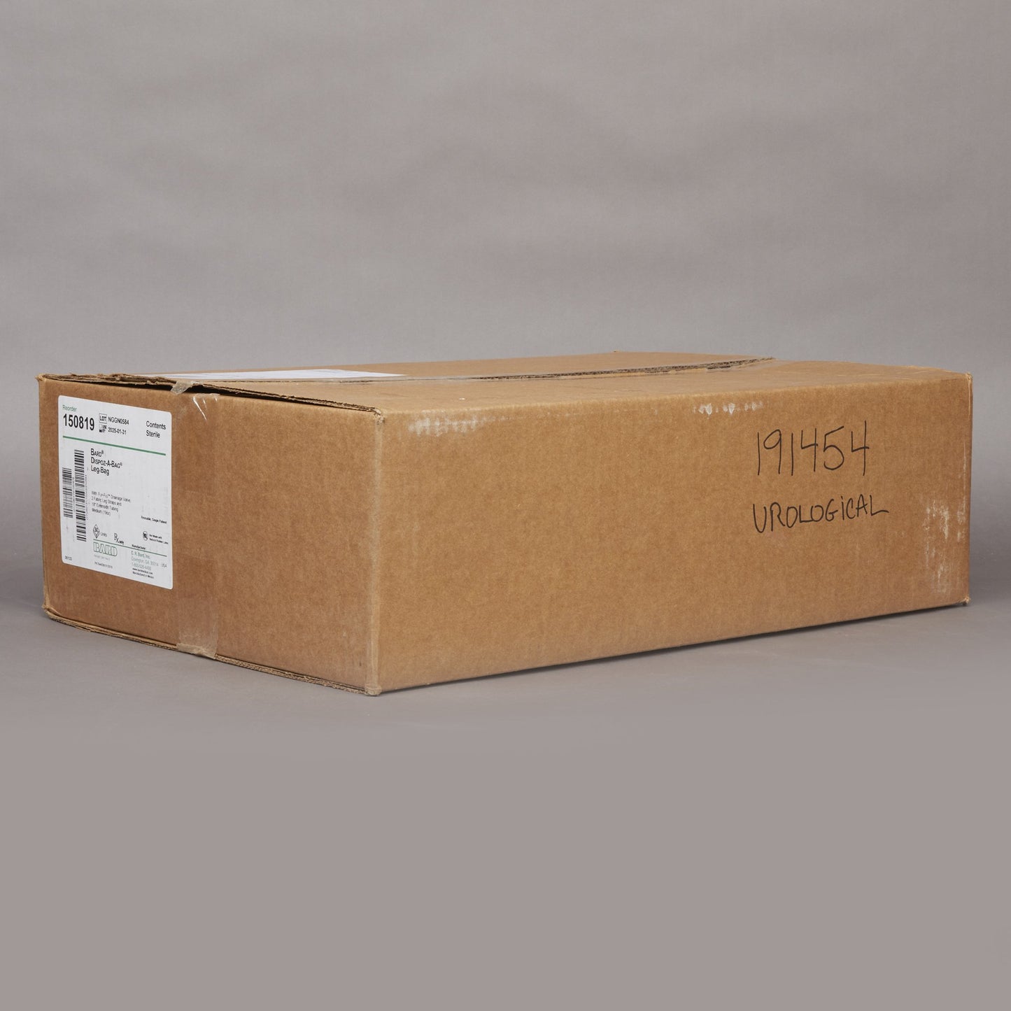 Bard® Dispoz-a-Bag® Urinary Leg Bag, Flip-Flo™ Valve, 19 oz