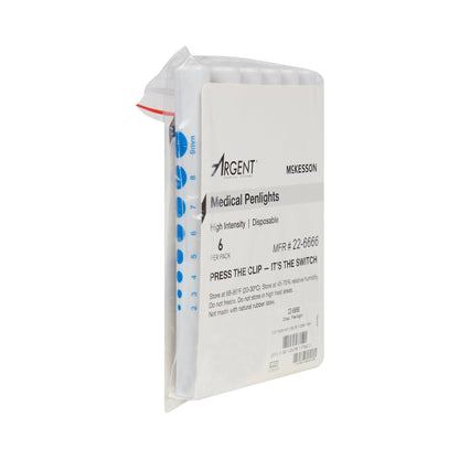 McKesson Disposable Penlight White Light, 4½ Inch