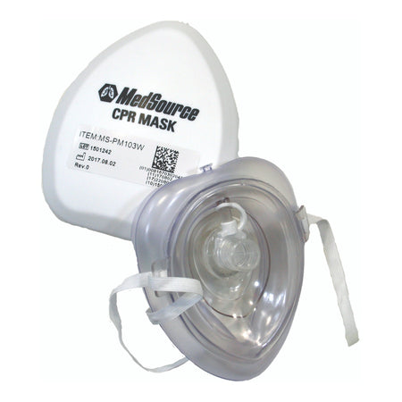 MedSource International MS-PM103W Basic Medical CPR Face Mask