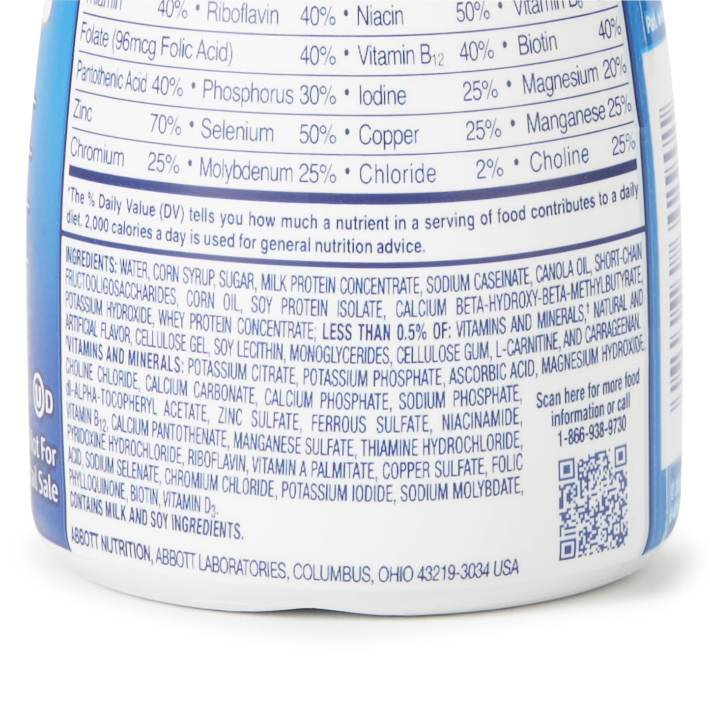 Ensure® Enlive® Vanilla Advanced Nutrition Shake, 8-ounce bottle