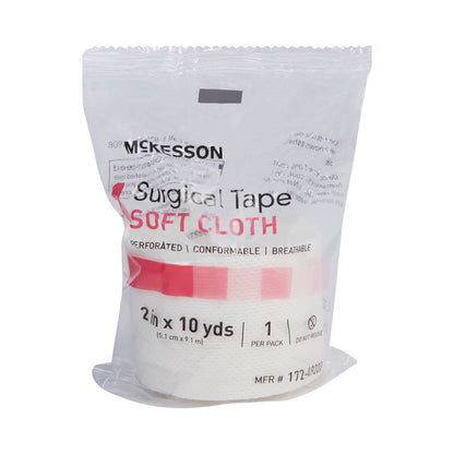 McKesson Cloth Medical Tape, 2 Inch x 10 Yard, White