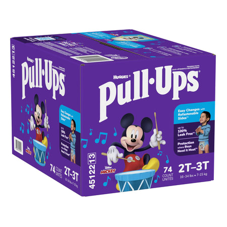 Kimberly-Clark 45122 Huggies Pull-Ups Learning Designs Training Pants, 2T to 3T