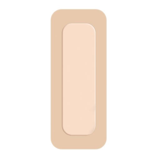 Aquacel® Silicone Adhesive with Border Silicone Foam Dressing, 4 x 10 Inch