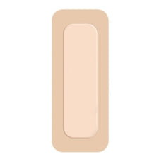 Aquacel® Silicone Adhesive with Border Silicone Foam Dressing, 4 x 10 Inch