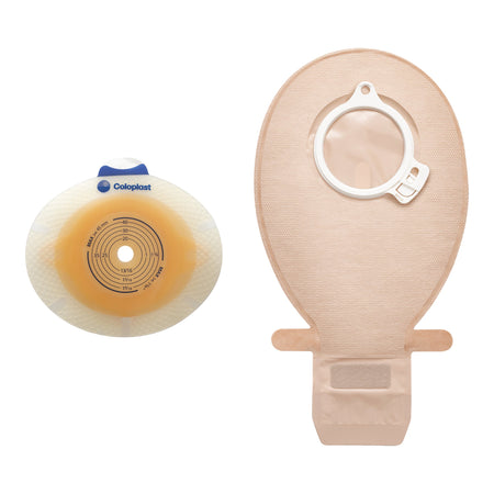 Coloplast 678544 SenSura Click 2-Piece Closed End Opaque Ostomy Pouch, Green Match