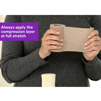 3M™ Coban™ 2 Closure Two-Layer Compression Bandage System, 10 cm x 47 meters