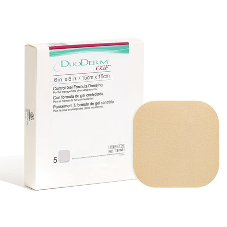ConvaTec 187661 DuoDERM CGF Hydrocolloid Dressing, 6 x 6 Inch