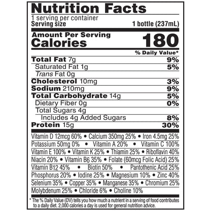 Boost® Women Vanilla Balanced Nutritional Drink, 8 oz. Bottle