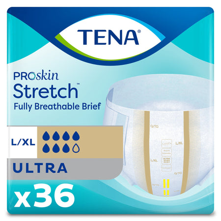 Essity 67803 Tena ProSkin Stretch Ultra Incontinence Brief, Large / Extra Large