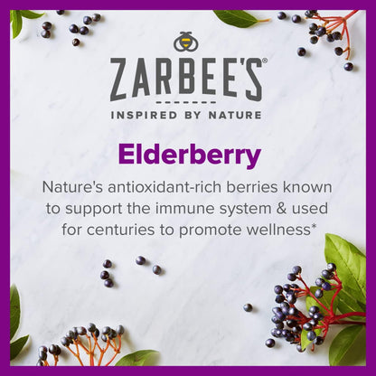 Zarbee's Naturals Black Elderberry Immune Support Syrup