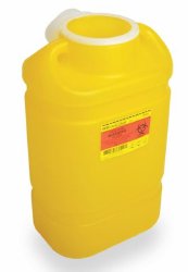 BD 305076 Chemotherapy Sharps Container, 12 x 10½ x 7½ Inch