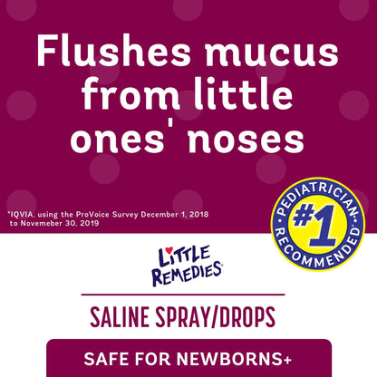Little Remedies® Saline Spray + Drops