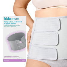 Abdominal Binder Fridababy® Small / Medium Hook and Loop Closure 29 to 46 Inch Waist Circumference Adult